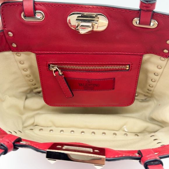 Valentino Rockstud Leather Shoulder Bag - Picture 7 of 17